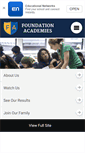 Mobile Screenshot of foundationacademies.org